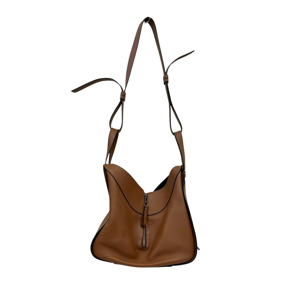 Loewe Hammock Shoulder Bag Leather Brown